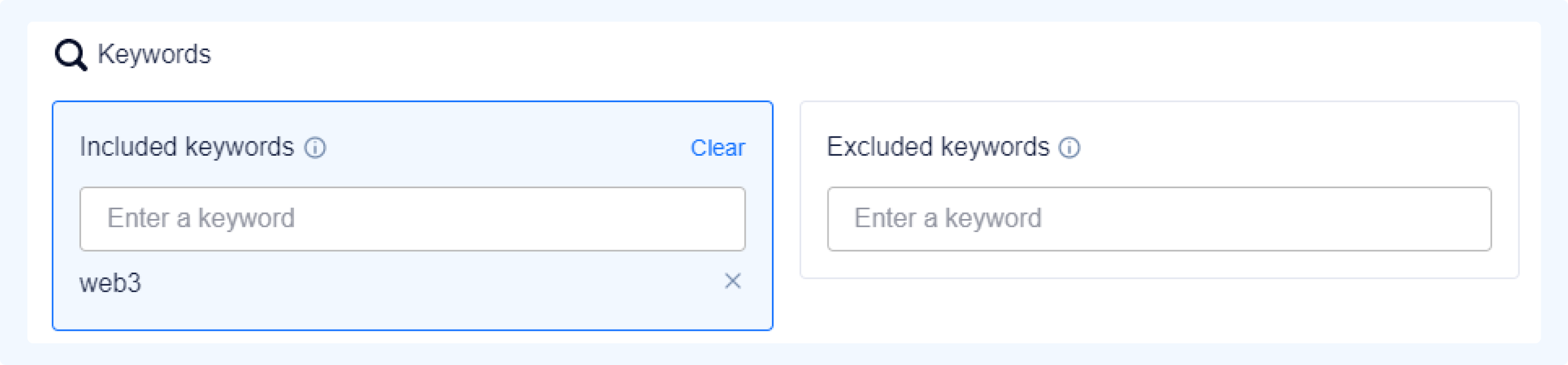 Keywords